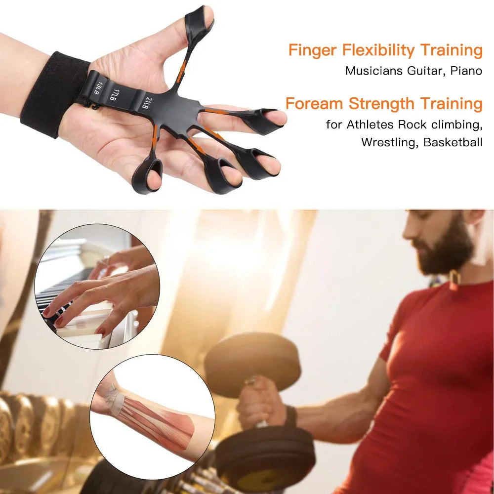 Elite Grip and Forearm Strengthening Tools Bundle (with 5-120 kg Hand Grip)
