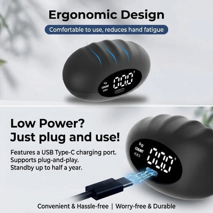 Digital Grip Strength Measure – 180 Kg Max With Kg & Count Display