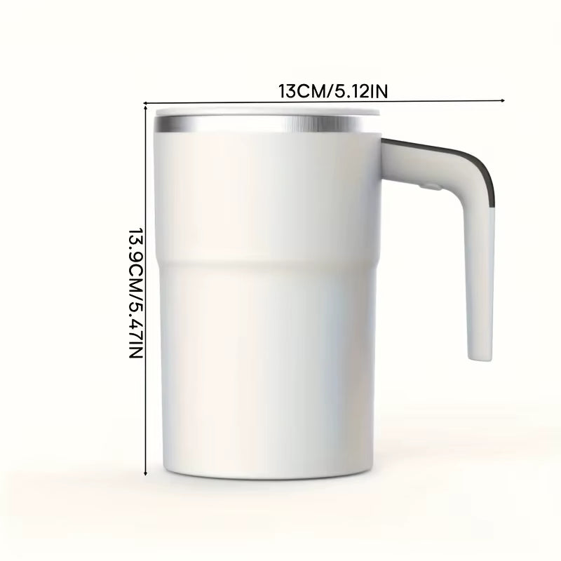 Temperature Display Automatic Stirring Cup, Rechargeable Magnetic Automatic Stirring Coffee Cup, Portable Travel Water Cup