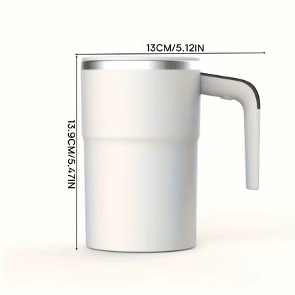 Temperature Display Automatic Stirring Cup, Rechargeable Magnetic Automatic Stirring Coffee Cup, Portable Travel Water Cup